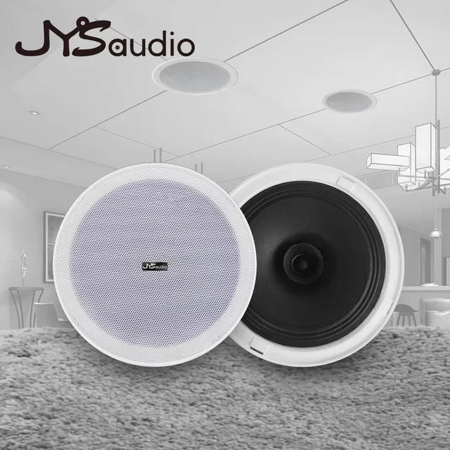 JYSaudio Just Your Sound 6-Zoll Passiv-Deckenlautsprecher in Weiß mit 15 W für Heimkino und öffentliche Beschallung - Bild 1