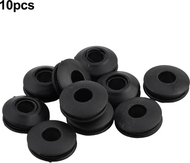 VIBRATITE Kunststoff-Ösen-Set aus Nylon in Schwarz für Planen, Solarabdeckungen und Poolverschlüsse - Bild 1