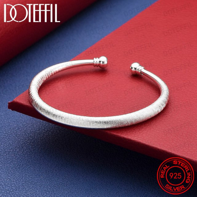 DOTEFFIL Armreif 925 Silber, Perle, Unisex - Bild 1
