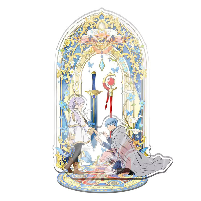 bilibili Frieren: Beyond Journey's End Himmel Proposal, Doppel-Einsteck-Acryl-Standfigur, Buntglasfenster - Bild 3