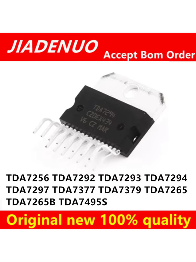 JIADENUO Chipsatz TDA7256 TDA7292 TDA7293 TDA7294 TDA7297 TDA7377 TDA7379 TDA7265 TDA7265B TDA7495S in Schwarz - Bild 2