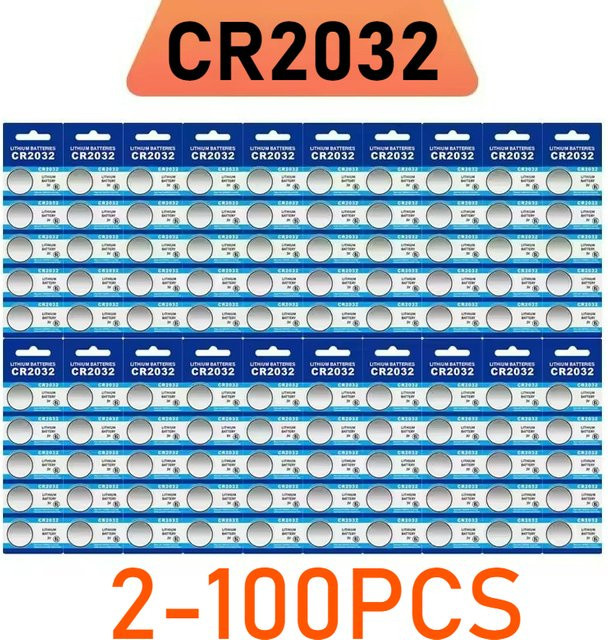SMARTOOOLS CR2032 3V Lithium-Knopfzellen in Silber für Autoschlüssel, Uhren und Taschenrechner - Bild 1