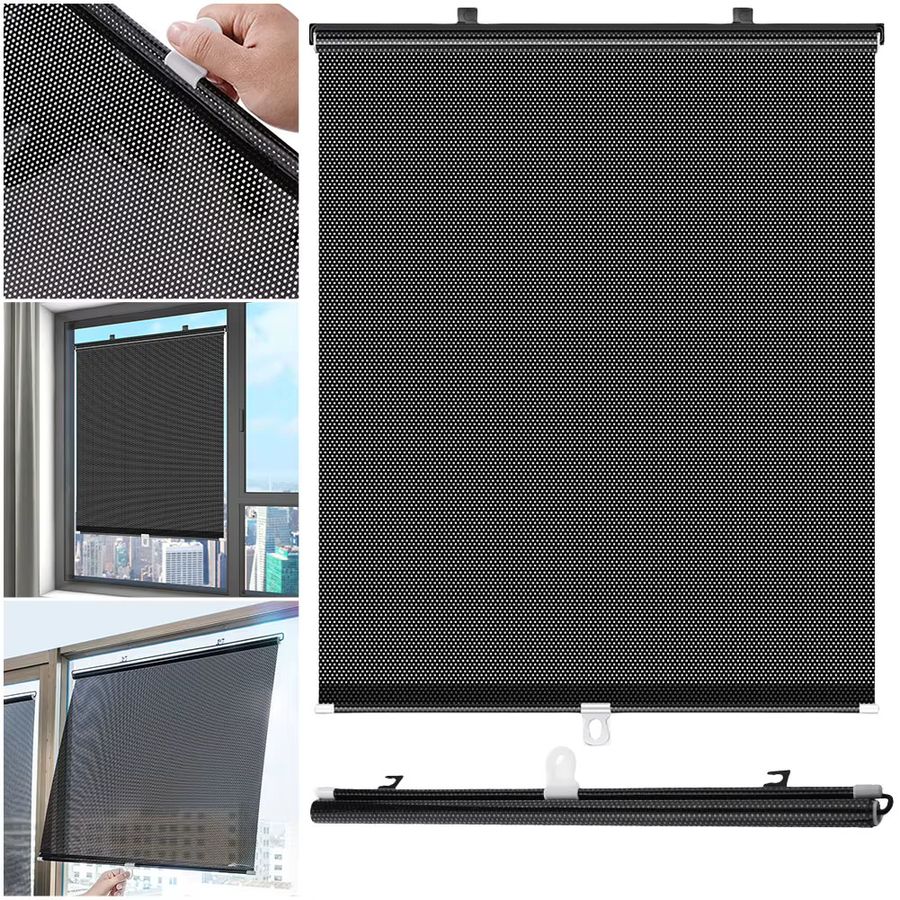 Alloet Universelle Sonnenschutz-Rollos mit Saugnapf zur einfachen Installation für Fenster in Schlafzimmer, Büro und Badezimmer - Bild 3