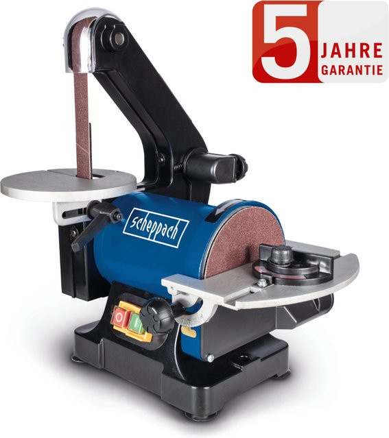 Scheppach BTS700 Band- und Tellerschleifer in Blau mit 250 W und 230 V - Bild 1