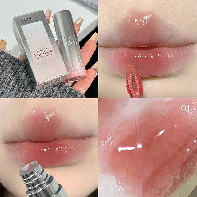 QIBEST Lipgloss, rot, glänzend - Bild 1