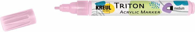 KREUL Triton Acrylmarker Medium mit 1-3 mm Strichstärke in Zartrosa - Bild 1