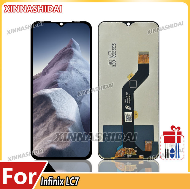 Infinix LC7 LCD Display Touchscreen Digitizer Montage in Schwarz - Bild 1