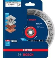 Bosch EXPERT MultiMaterial Diamanttrennscheibe für große Winkelschleifer, Durchmesser: 150 mm, Bohrungs-Ø: 22,23 mm, Dicke: 2,4 mm, Höhe: 12 mm - Bild 2