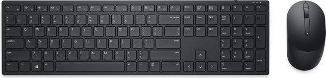 Dell Pro KM5221W Kabelloses Tastatur- und Maus-Set, QWERTZ Deutsch, Schwarz - Bild 2