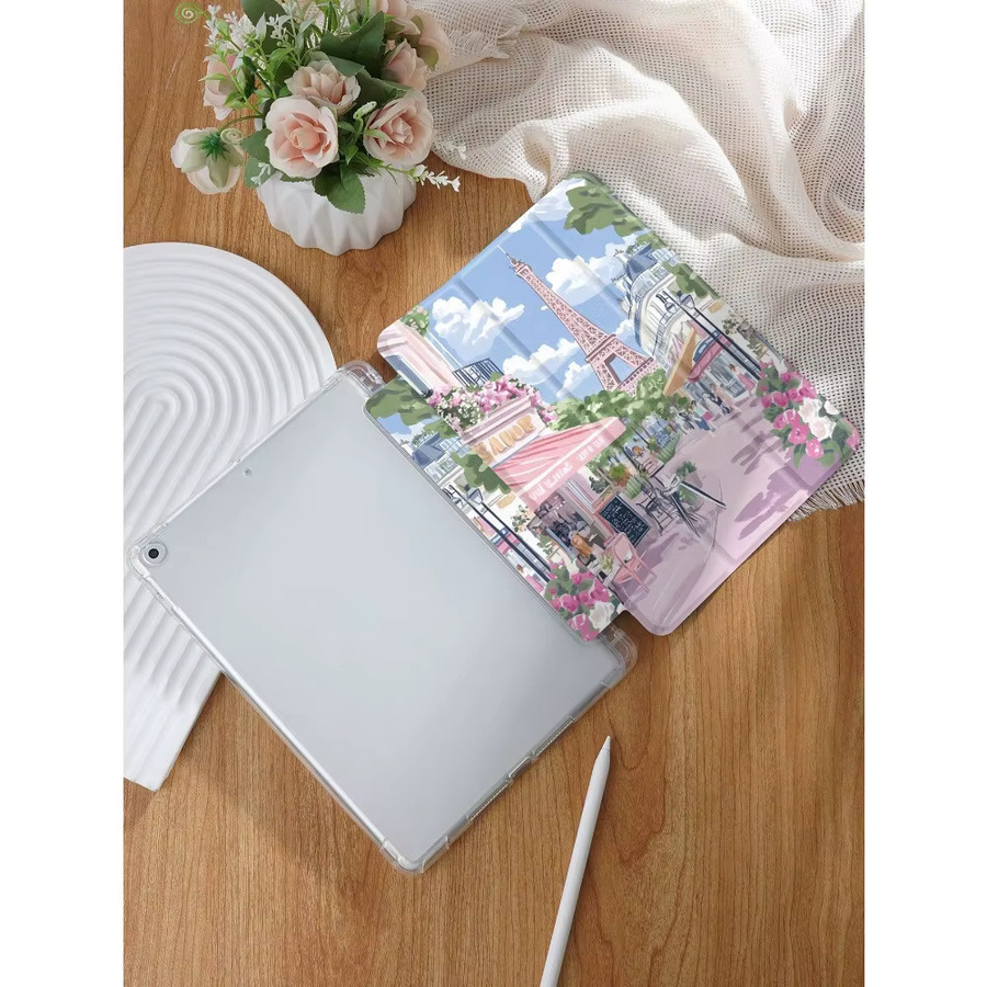 InsPink Tablet-Hülle Cherry Blossom Street für iPad Pro 10/11 Zoll, iPad Air 3/4/5 Generation und iPad Pro 2020, Mehrfarbig - Bild 2