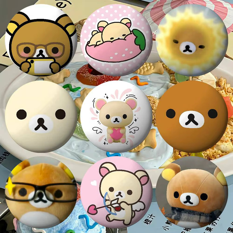 52TOYS Anstecknadeln Rilakkuma, Metall, Weichblech - Bild 2