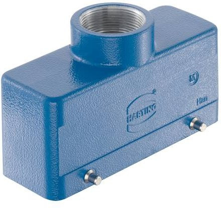 HARTING Tüllengehäuse 19 36 024 1421 19360241421 in Blau aus Zinkdruckguss - Bild 1