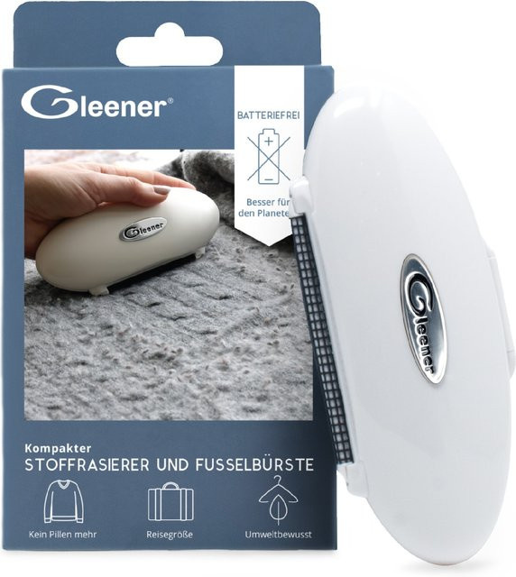 Gleener COMPACT 4-in-1 Fusselentferner und Fusselbürste in Weiß - Bild 1