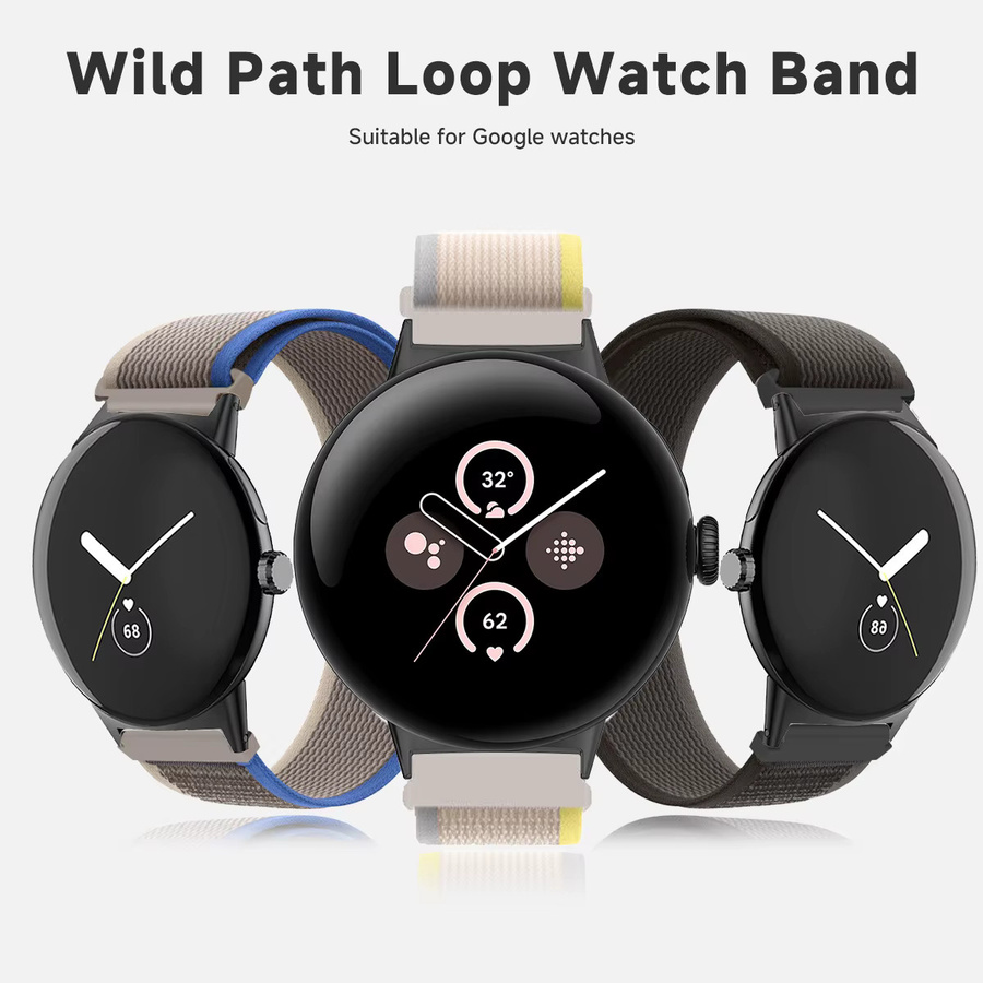 Trail Loop Uhrenarmband, Nylon, Schwarz, Unisex, 45 mm - Bild 3