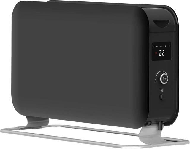Mill CO2200LEDMAX Convector Heizlüfter Schwarz mit Thermostat und Timer - Bild 1