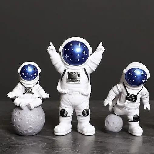 Wucifang Bags Astronautenfigur, Lernspielzeug, 3-teiliges Set, ab 6 Jahren - Bild 1