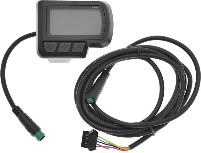 TOMTOP JMS Intelligentes LCD-Display mit Geschwindigkeitsmesser für Elektrofahrräder und E-Scooter, Schwarz - Bild 1