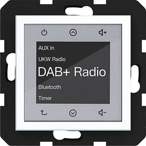 Hager Unterputz-Radio mit DAB+ und Bluetooth in Lichtweiß matt WAN6111WM - Bild 1