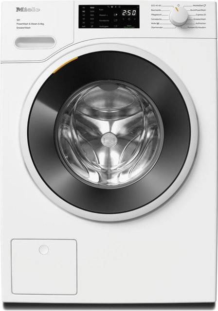 Miele Stand-Waschmaschine Frontlader in Weiß - Bild 1