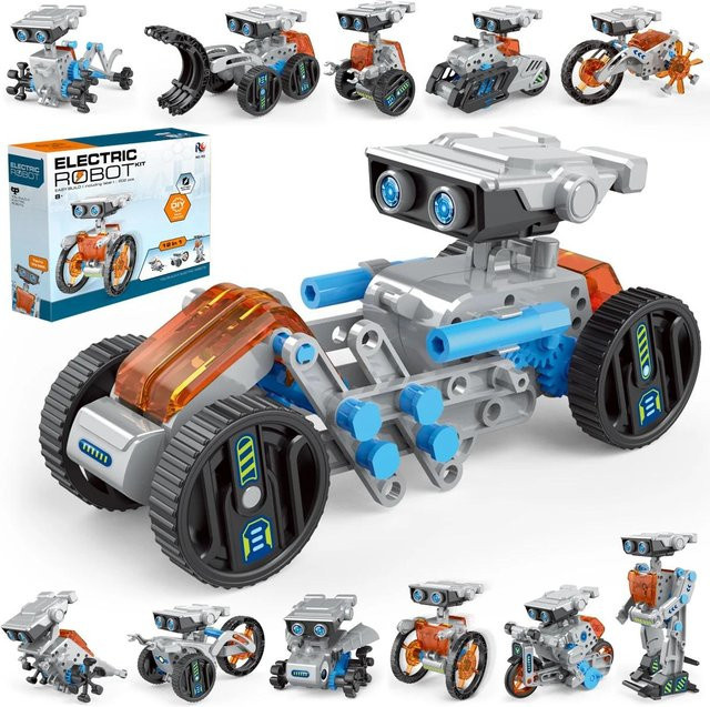Linyi toy car, 12-in-1 Wissenschaftsexperiment Roboter, Lernwerkzeug, ab 8 Jahren - Bild 1