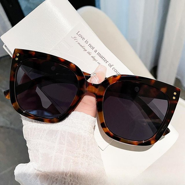 Dote Sonnenbrille, quadratisch, Kunststoff, braun, Damen - Bild 1