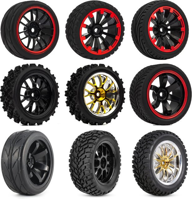 RC 12mm Sechskantreifen 2,55" Highway Drift Off-Road, Rennreifen - Bild 1