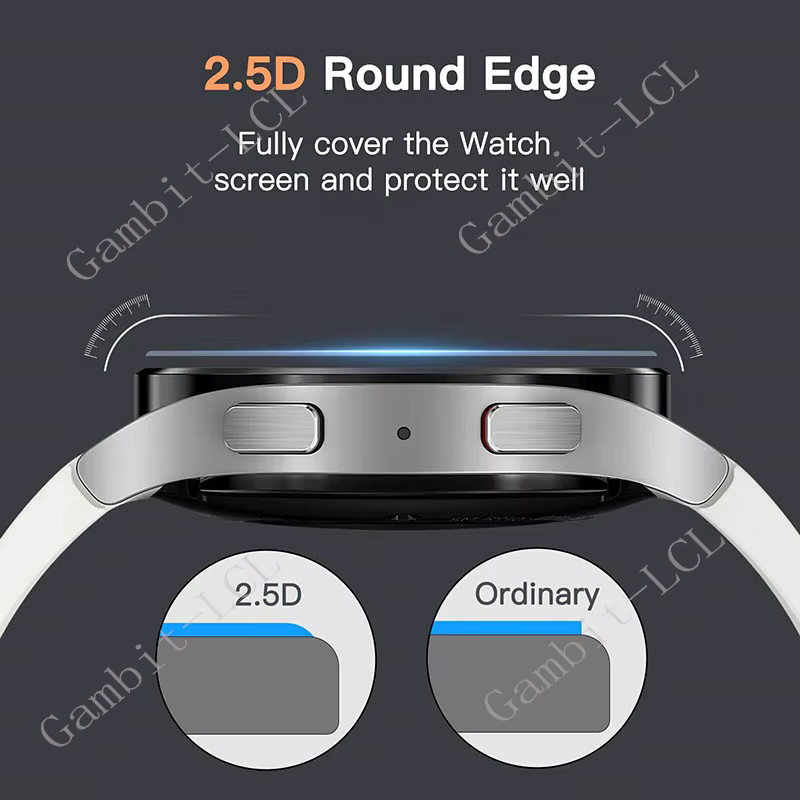 2er-Set gehärtetes Glas Display-Schutzfolie für Garmin Instinct E 45mm und 50mm, transparent - Bild 3