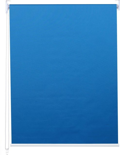 Verdunkelndes Rollo MCW-D52 Seitenzugrollo als Sonnenschutz, blickdicht, Blau, Breite: 60 cm, Höhe: 230 cm - Bild 1