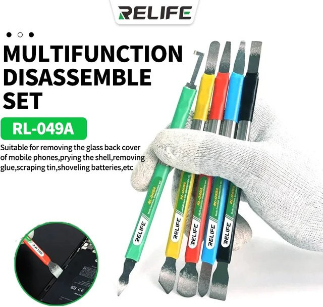 RELIFE RL-049B Multifunktions-Doppelkopf-Hebelwerkzeug zur Kleberentfernung und Demontage von Chips, Motherboards und CPUs - Bild 1