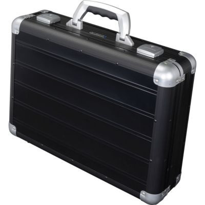 ALUMAXX Aktenkoffer VENTURE aus Aluminium mit 1 Fach und Tragegriff, schwarz - Bild 1
