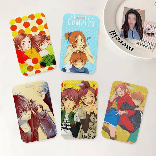 Anime L-Lovely Complex Ausweishalter mit Umhängeband für Schule und Büro in Multicolour - Bild 1