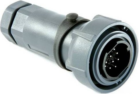 Bulgin PXP7010/06S/ST/0709 Rundsteckverbinder in Grau - Bild 1