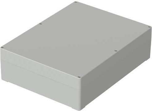 Bopla EUROMAS M 253 Industrie-Gehäuse aus Polycarbonat in Lichtgrau RAL 7035, B/T/H: 300 x 230 x 85 mm - Bild 1