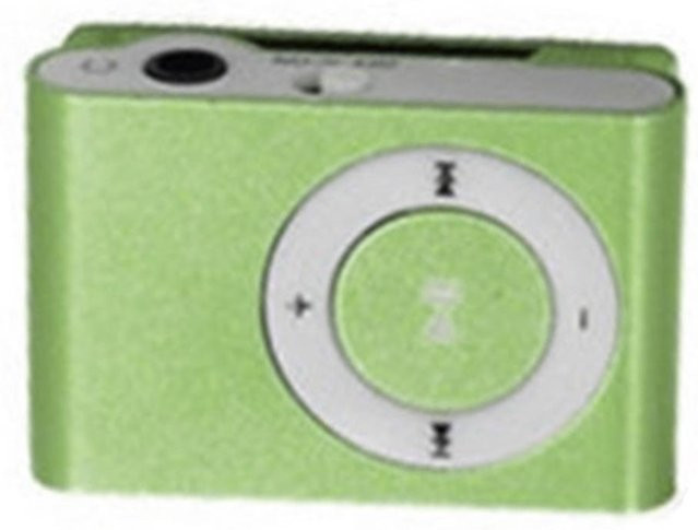 Honor Electronics Tragbarer Mini-USB-MP3-Player mit Clip-Funktion, wasserdicht und kompakt, Farbe: Grün - Bild 1