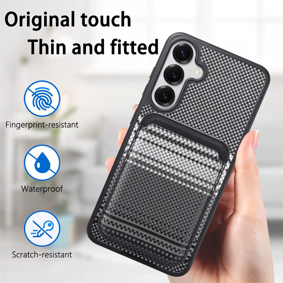 2-in-1 Magnetische Lederhülle mit abnehmbarer Brieftasche und kabelloser Ladefunktion für Samsung Galaxy S26 Ultra S25 S24 Plus in Braun - Bild 5