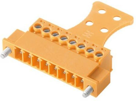 Weidmüller Stiftgehäuse-Kabel BC/SC in Orange, 50 Stück, Rastermaß: 3.81 mm - Bild 1