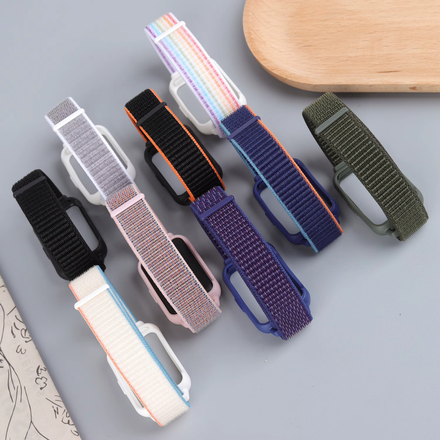 Samsung Galaxy Fit 3 Uhrenarmband, Textil/NATO, Schwarz, Unisex - Bild 2