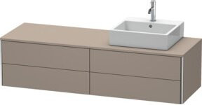 Duravit Waschtischunterschrank XSquare mit 4 Schubladen, Breite: 160 cm, Tiefe: 54,8 cm, Höhe: 40 cm - Bild 1