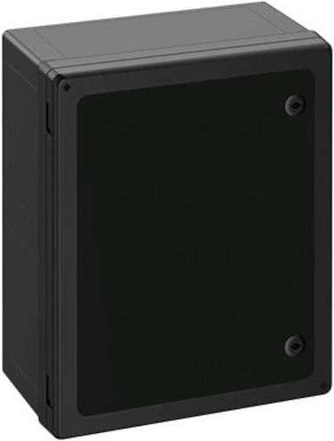 Spelsberg GEOS-S 4050-22-o/sw Schaltschrank aus Polycarbonat in Schwarz, B: 50,0 cm, T: 40,0 cm, H: 22,6 cm - Bild 1