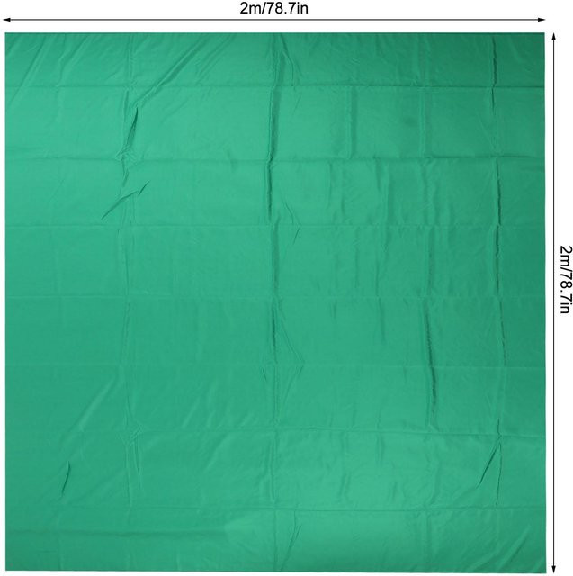ZuiyouBaby1 Fotografischer Green Screen aus Baumwolle und Polyester in Grün - Bild 1