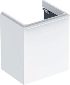 Geberit Waschtischunterschrank Smyle Square in Weiß Hochglanz, B/T/H: 53,6 x 43,3 x 61,7 cm - Bild 1