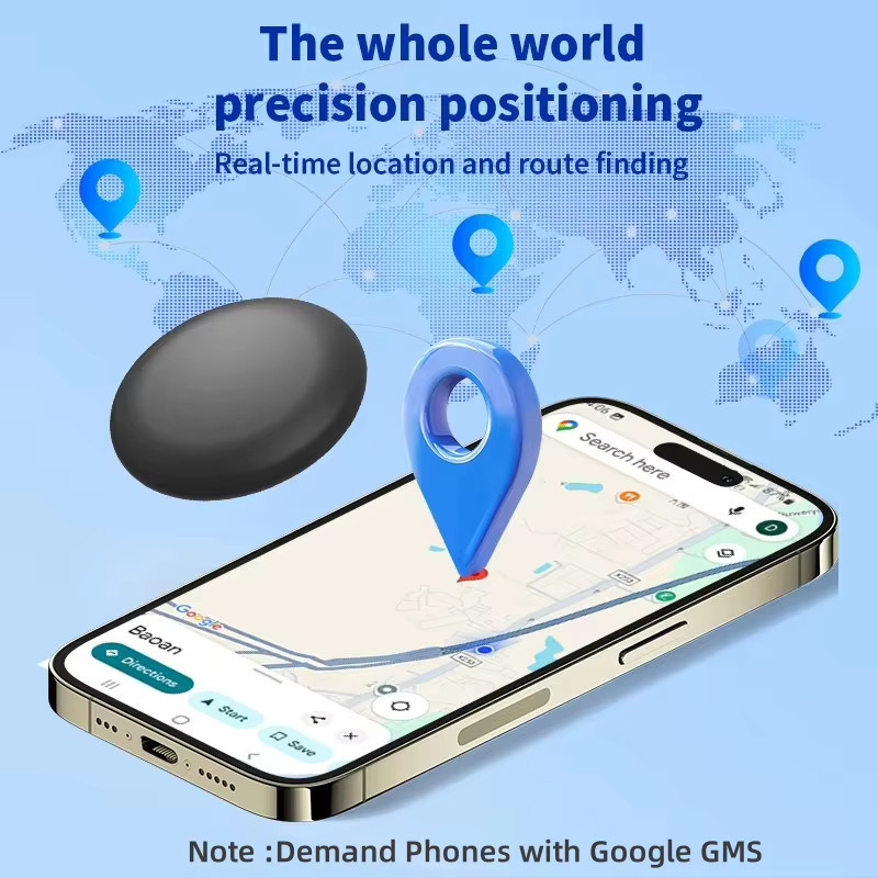 HaveDeer Android Tracker in Schwarz kompatibel mit Google Find My Device App zur Gegenstands-Ortung - Bild 3
