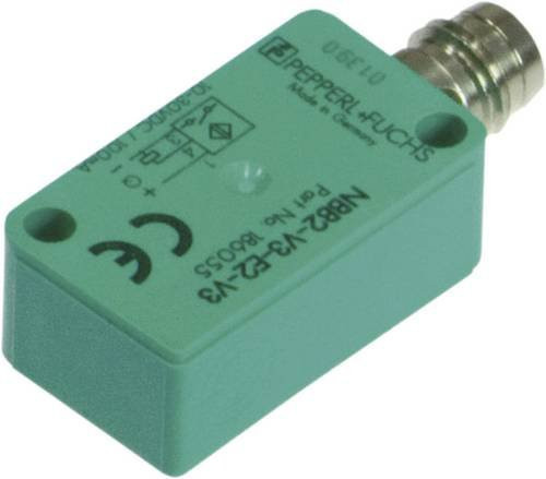Pepperl+Fuchs Induktiver Näherungsschalter NBB2-V3-E2-V3 PNP bündig, Farbe: Grün, L x B x H: 27,8 x 10 x 16 mm - Bild 1