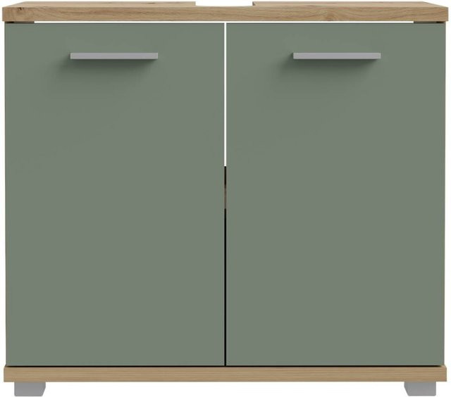Waschbeckenunterschrank Champ in Eiche Artisan Nachbildung Salbei B/H/T: 70 x 62 x 29 cm - Bild 1