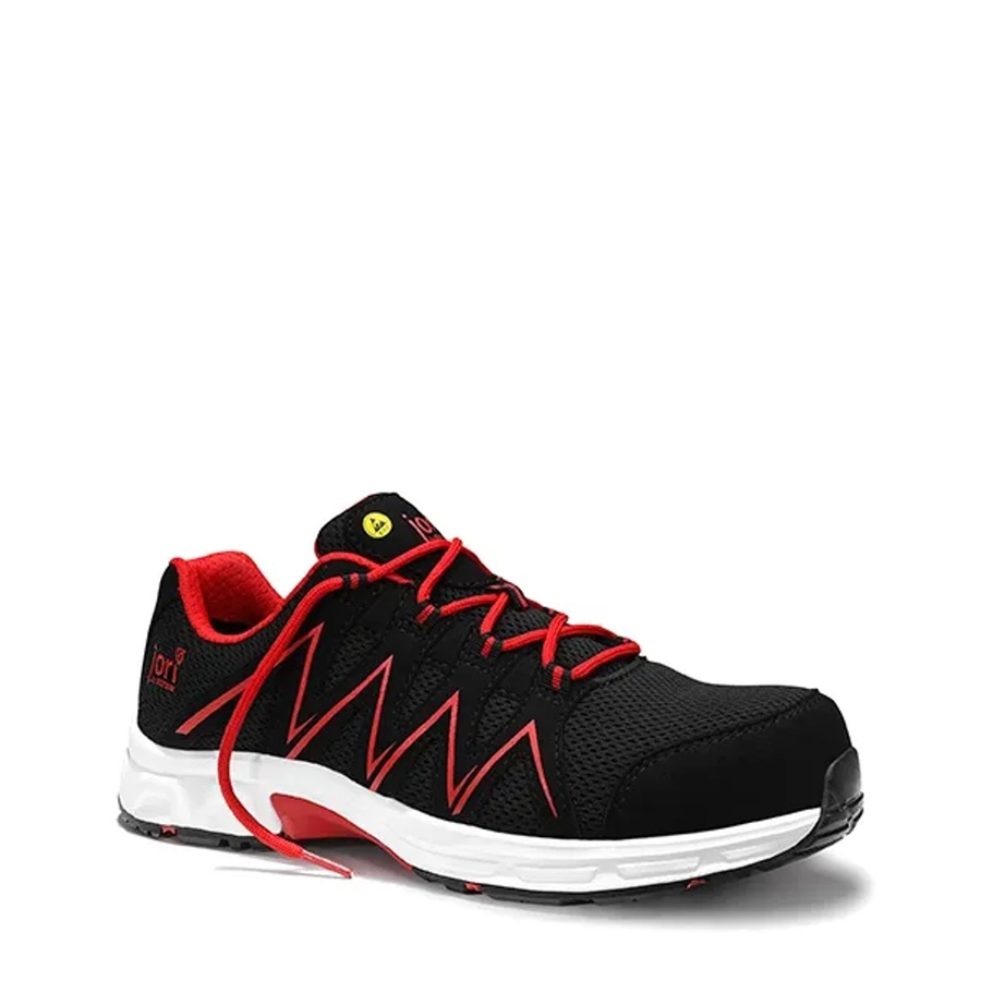 Elten Sicherheitshalbschuh JoSpeedy Black-Red Low ESD S1P in Größe 48 - Bild 2