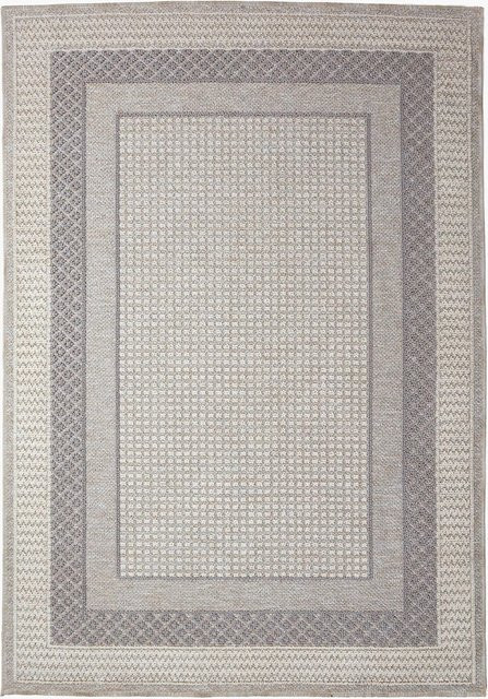 Flair Rugs Kurzflorteppich Modra Grau mit geometrischem Design, B/T: 200 x 310 cm, waschbar - Bild 1