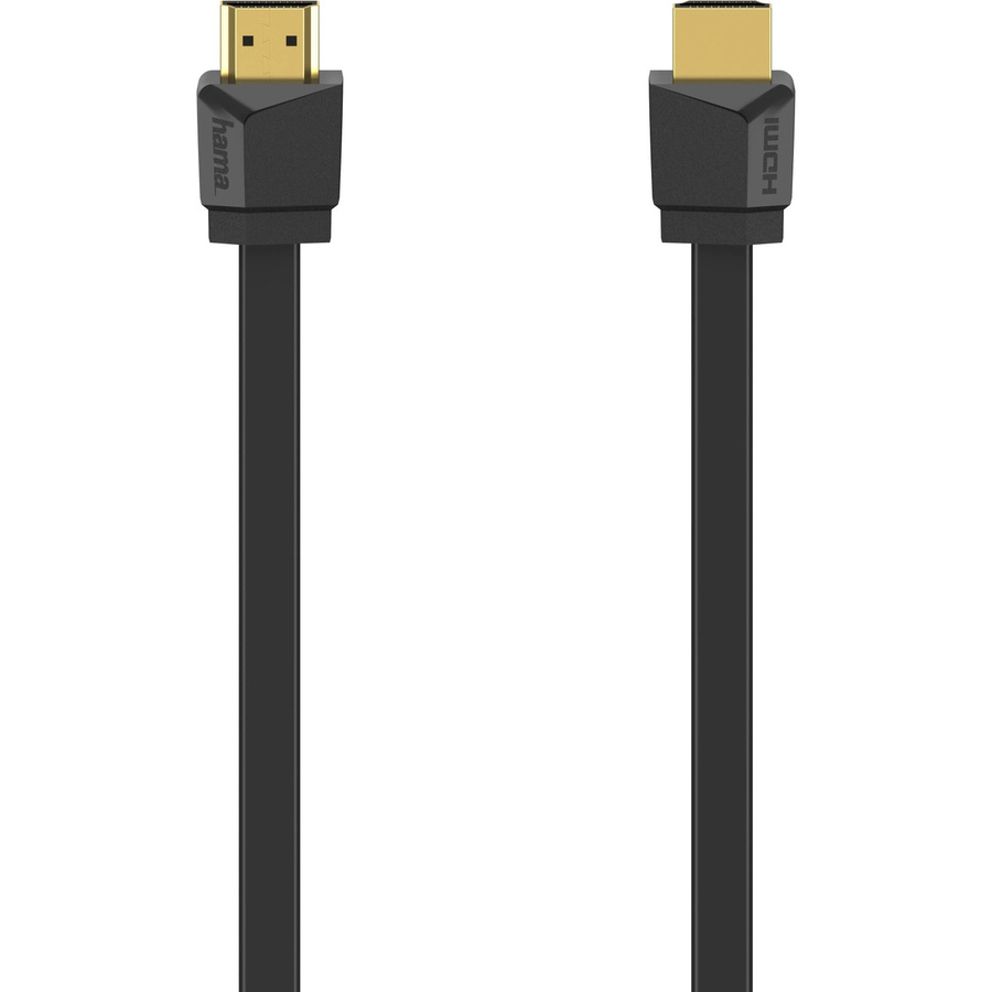 Hama High Speed HDMI-Kabel Flexi-Slim 4K mit Ethernet in Schwarz, Länge: 1,5 m - Bild 1