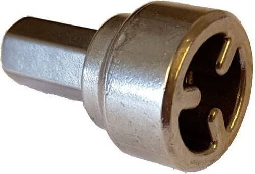ABB Mkey8 Schlüssel zur Hilfsentsperrung aus Edelstahl in Silber - Bild 1