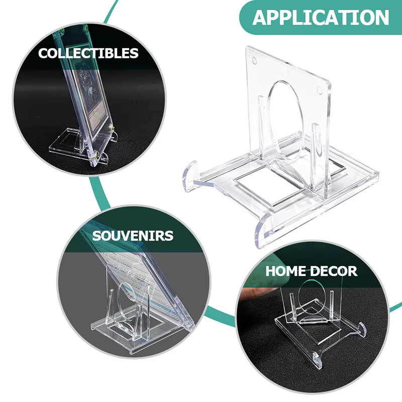 Transparente Acryl-Münzständer und Aufstellerhalter für Sammelkarten und Kpop-Idol-Karten - Bild 4