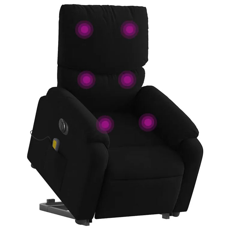 Vidaxl Elektrischer Massagesessel mit Aufstehhilfe in Schwarz - Bild 3